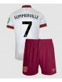 West Ham United Crysencio Summerville #7 Ausweichtrikot für Kinder 2024-25 Kurzarm (+ Kurze Hosen)